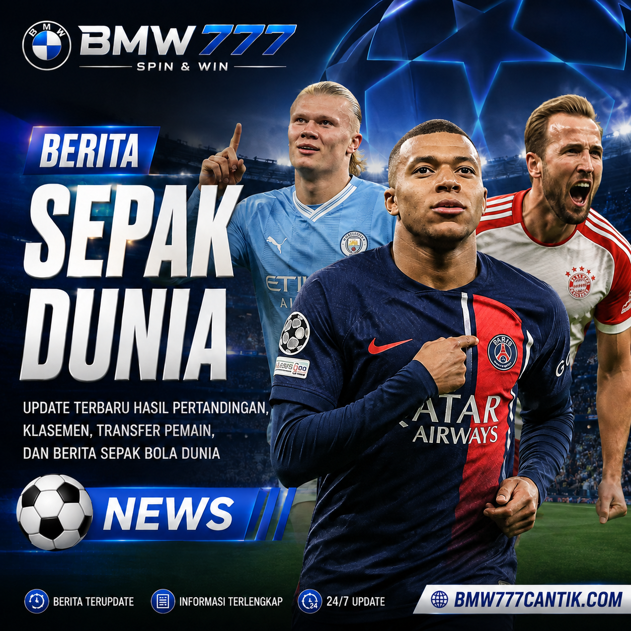 BMW777 x LIVEHD7 | News Sepak Bola Paling Update 2026 